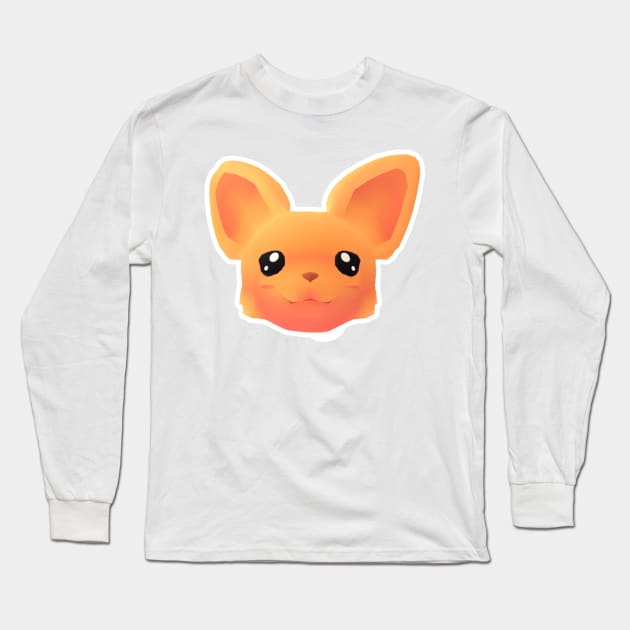 Cartoon Fox Long Sleeve T-Shirt by MadDesigner